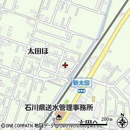 石川県河北郡津幡町太田ほ188周辺の地図
