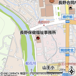 長野県高齢者福祉事業協会（一般社団法人）周辺の地図