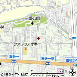 長野県長野市高田479周辺の地図