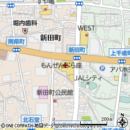 長野市　市役所地域・市民生活部市民窓口課消費生活センター周辺の地図