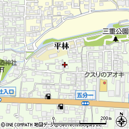 長野県長野市高田470-3周辺の地図