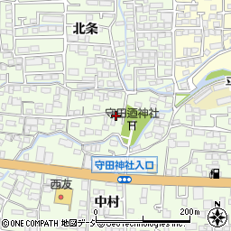 長野県長野市高田172周辺の地図
