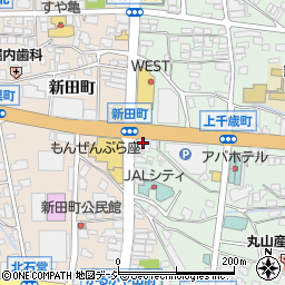 みずほ銀行長野支店周辺の地図