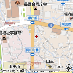 駿台提携長野予備学校周辺の地図