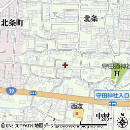 長野県長野市高田210周辺の地図