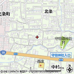 長野県長野市高田206周辺の地図