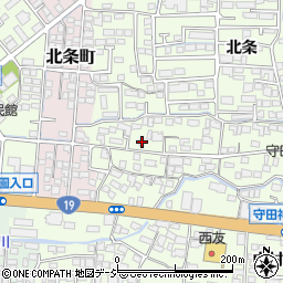 長野県長野市高田225周辺の地図