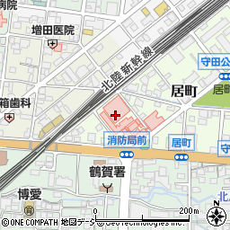 鶴賀病院周辺の地図