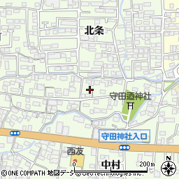長野県長野市高田190周辺の地図