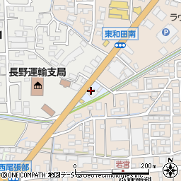 長野県長野市西和田周辺の地図
