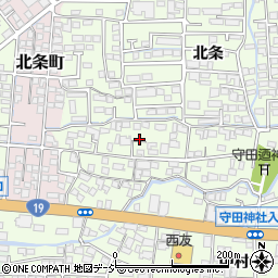 長野県長野市高田212周辺の地図