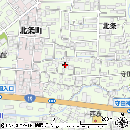 長野県長野市高田224周辺の地図