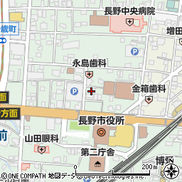 株式会社関電工　長野支店周辺の地図