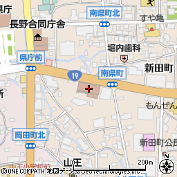 長野中央郵便局周辺の地図