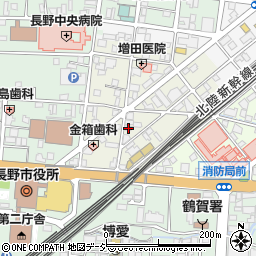長野県長野市早苗町56周辺の地図