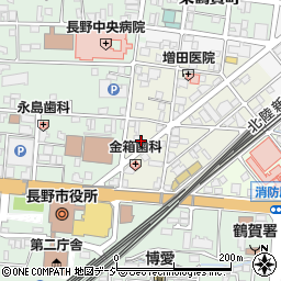 長野県長野市早苗町3周辺の地図