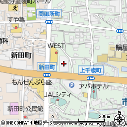 信越放送株式会社　本社周辺の地図