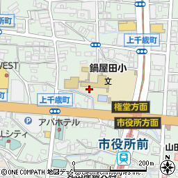 長野県長野市鶴賀上千歳町周辺の地図