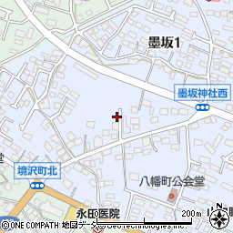 長野県須坂市墨坂周辺の地図