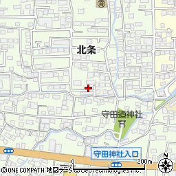 湯田コーポ周辺の地図