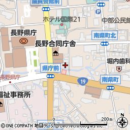 長野合同庁舎南庁舎周辺の地図