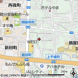 長野県長野市鶴賀（問御所町）周辺の地図