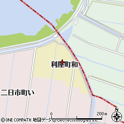 石川県金沢市利屋町和周辺の地図