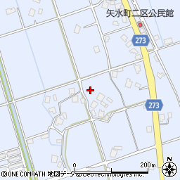 富山県小矢部市矢水町195周辺の地図