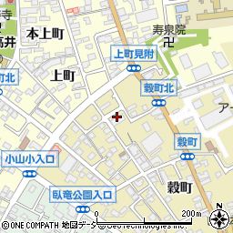 長野県須坂市小山穀町周辺の地図