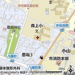 須坂市森上地域児童クラブ周辺の地図