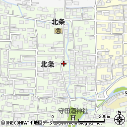 長野県長野市高田84周辺の地図