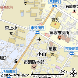 ハリカ須坂店周辺の地図