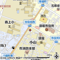 セブンイレブン須坂市役所前店周辺の地図