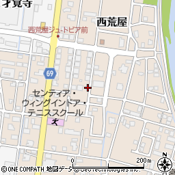 タカノ一条ホーム富山南展示場周辺の地図