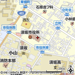 八十二銀行須坂市役所出張所周辺の地図