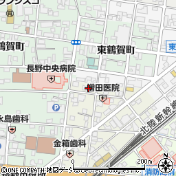 長野県長野市早苗町25周辺の地図