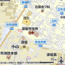 須坂市役所周辺の地図