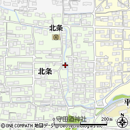 長野県長野市高田89周辺の地図