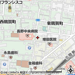 長野中央病院東館周辺の地図