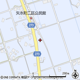 富山県小矢部市矢水町168周辺の地図