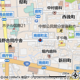 南県町周辺の地図