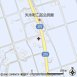 富山県小矢部市矢水町190周辺の地図