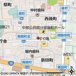 バルコン長野店周辺の地図