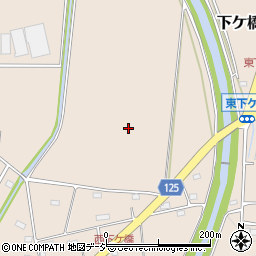 栃木県宇都宮市下ケ橋町周辺の地図
