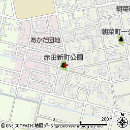 赤田新町公園周辺の地図