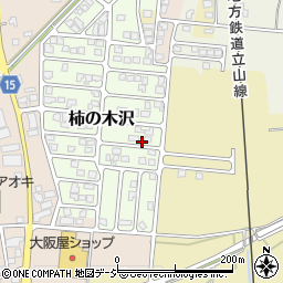 富山県中新川郡立山町柿の木沢61周辺の地図