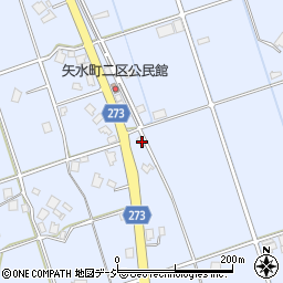富山県小矢部市矢水町166周辺の地図