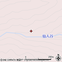 仙人谷周辺の地図