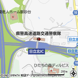県警高速道路交通警察隊周辺の地図