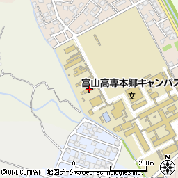 富山高等専門学校本郷キャンパス周辺の地図